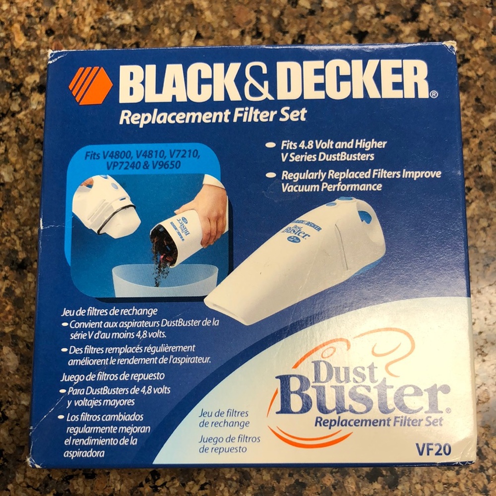 Black and Decker Replacement Filter Set VF20